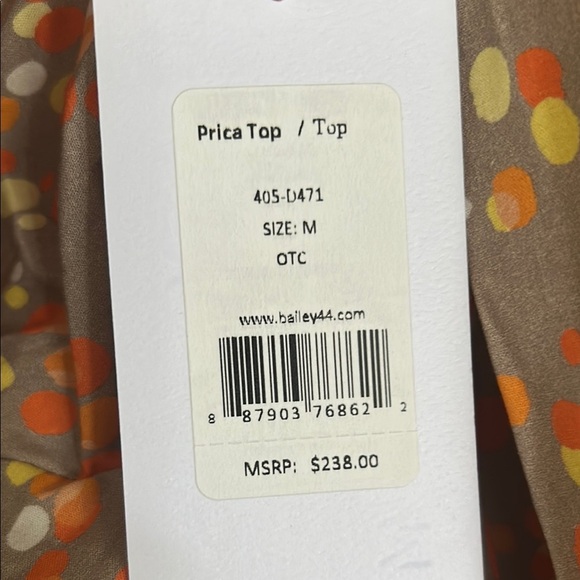 Bailey 44 Polka Dot Wrap Blouse - Picture 4 of 5